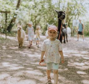 Spielplatz mit Kindern im Gartenhotel Moser - 