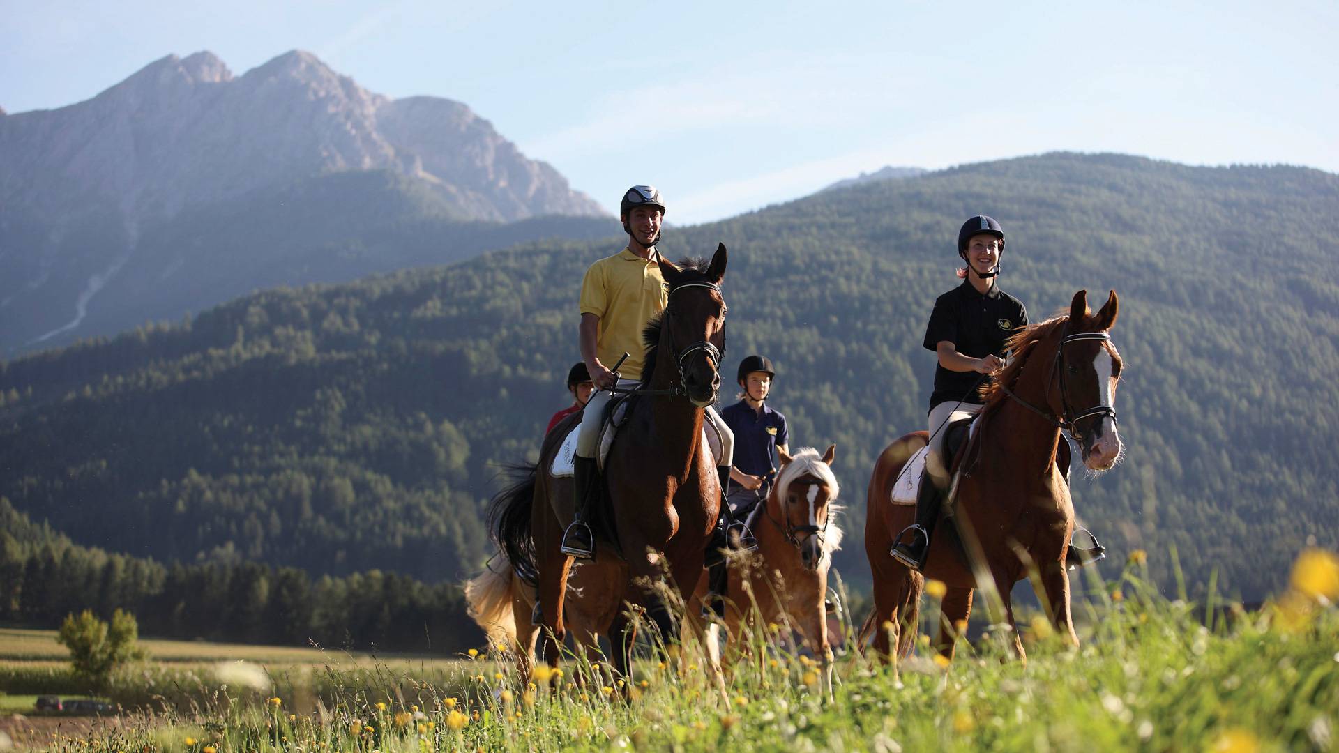 Golf in South Tyrol, a riding holiday in South Tyrol
